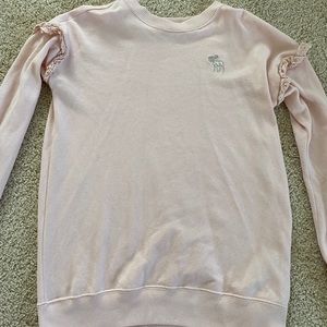 Abercrombie kids light pink long sleeve